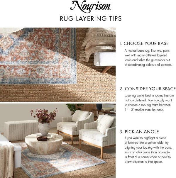 Nourison Positano Indoor-Outdoor Beige 8' x 10' Area Rug, Easy Cleaning, Non Shedding, Bed Room, Living Room, Dining Room, Backyard, Deck, Patio (8x10) - Image 7